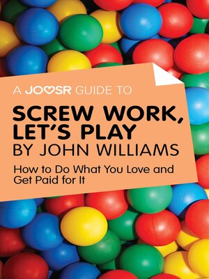 cover image of A Joosr Guide to... Screw Work, Let's Play by John Williams